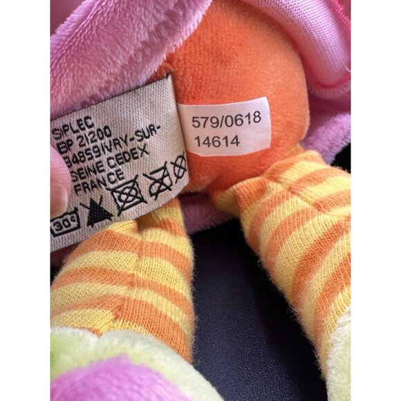 MOTS D'ENFANTS Soft Embroidered Bunny Rabbit Stuffed Animal Plush Made in France - Picture 15 of 15